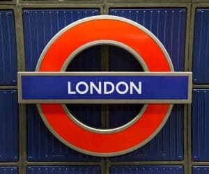 Canva Underground Sign in London 300x250